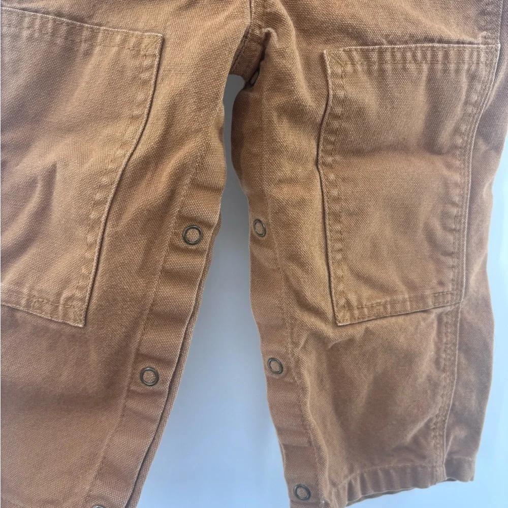 Carhartt Classic Carhartt Brown Overalls Size 24 Month